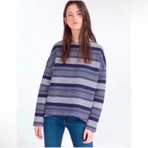 Zara Trafaluc Long Sleeve Textured Top